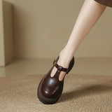 María Janes - Zapato Elegante de Cuero