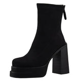 Olga - Botas con estilo moderno y la suavidad de la gamuza