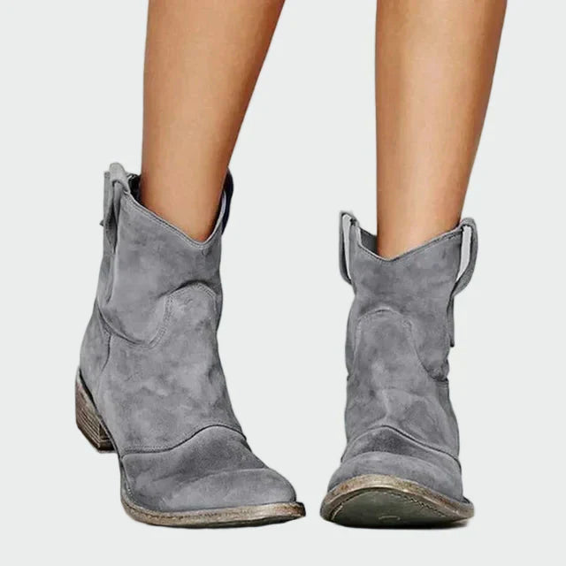 Botas de cowboy retro de tobillo para Valentina