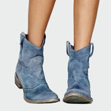 Botas de cowboy retro de tobillo para Valentina