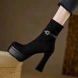 Janet - Botas de plataforma de lujo con confort y estilo en cada paso