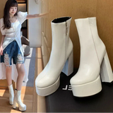 Carina - Botas con plataforma súper alta, llenas de encanto y confianza.