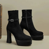 Janet - Botas de plataforma de lujo con confort y estilo en cada paso