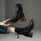 Clara - Botas de piel elegantes
