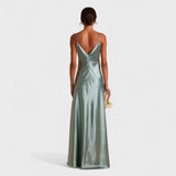 Lucía - Vestido largo de satén