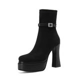 Janet - Botas de plataforma de lujo con confort y estilo en cada paso