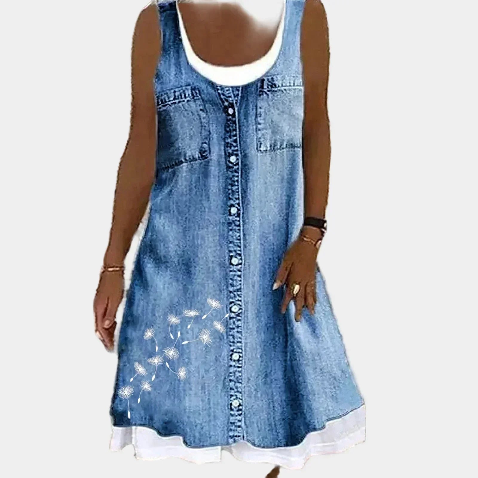 Vestido de Jean Suave y Elegante