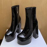 Carina - Botas con plataforma súper alta, llenas de encanto y confianza.