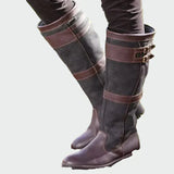 Botas de cuero retro para Valentina