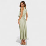 Alba - Vestido de Satén Elegancia