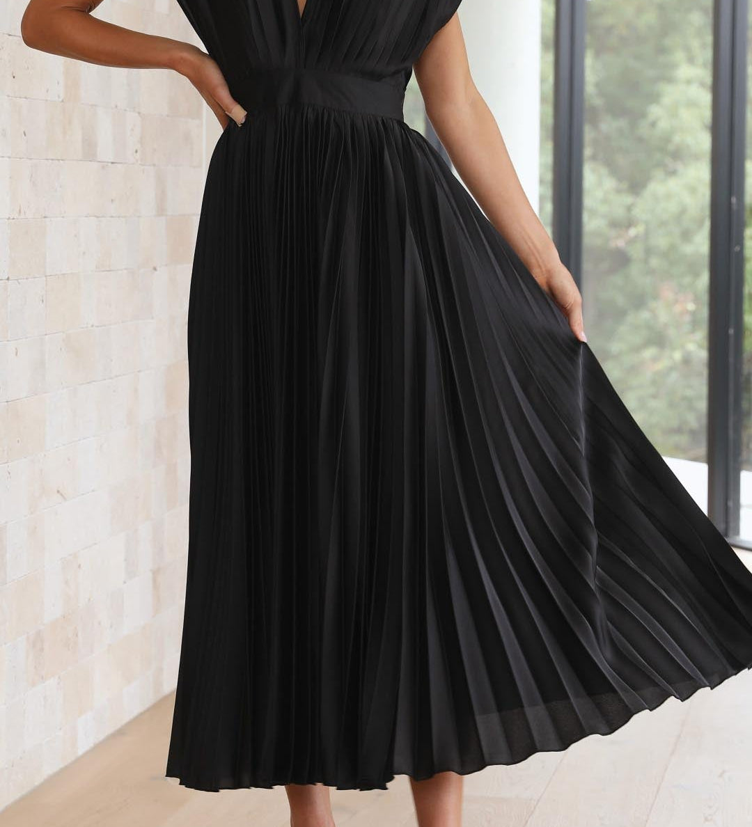 Isla - Vestido Plisado Chic y Elegante
