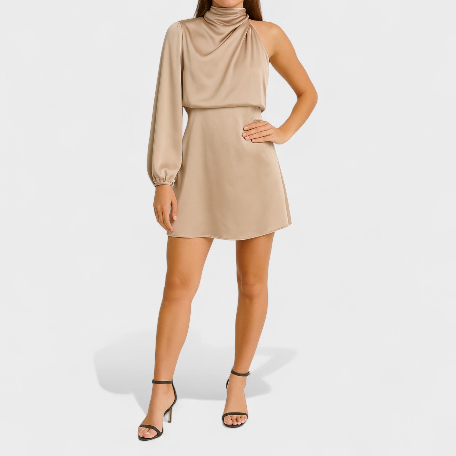 Valeria - Vestido de Fiesta Asimétrico