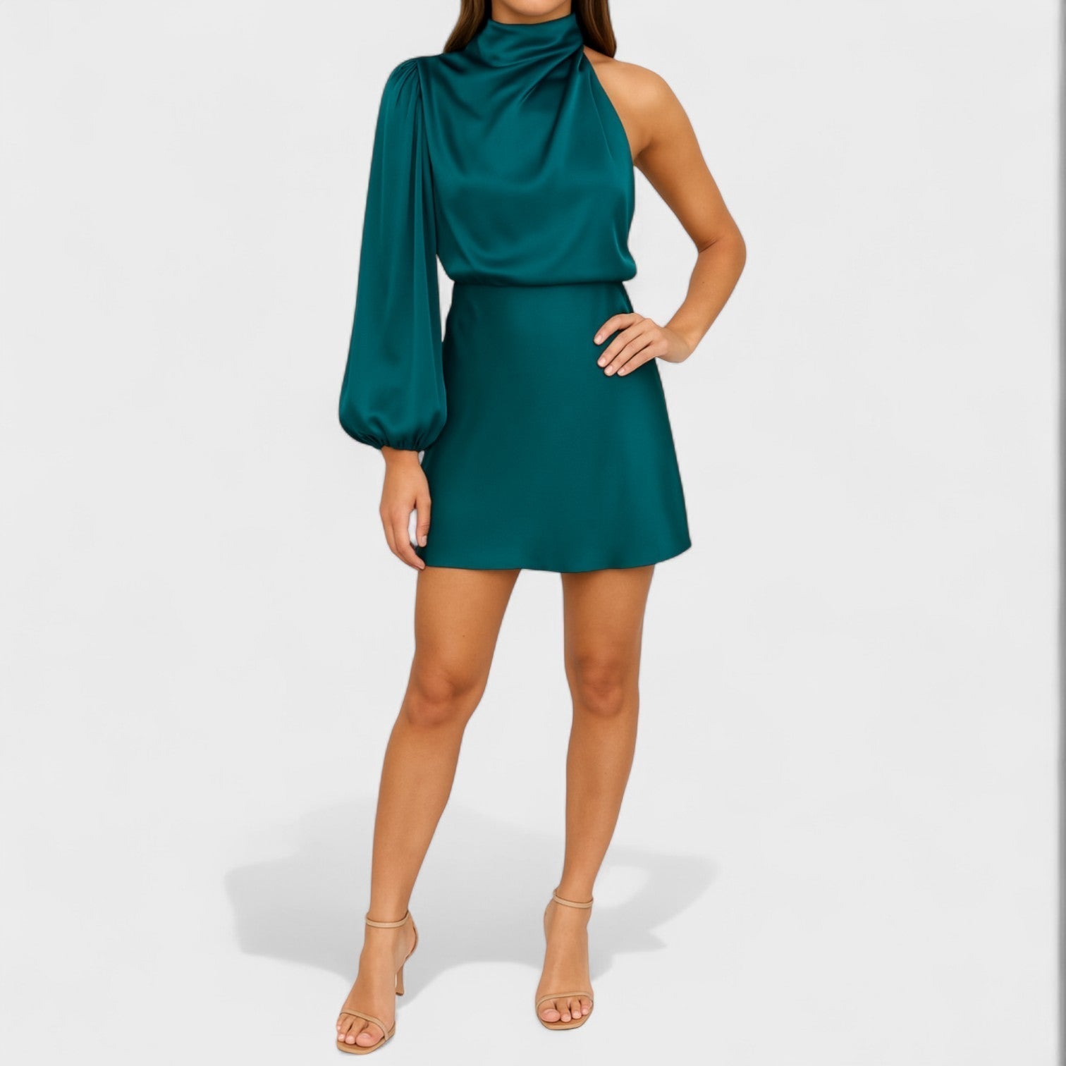 Valeria - Vestido de Fiesta Asimétrico