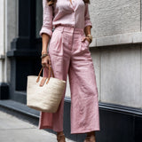 Isadora - Look Casual Chic en Rosa