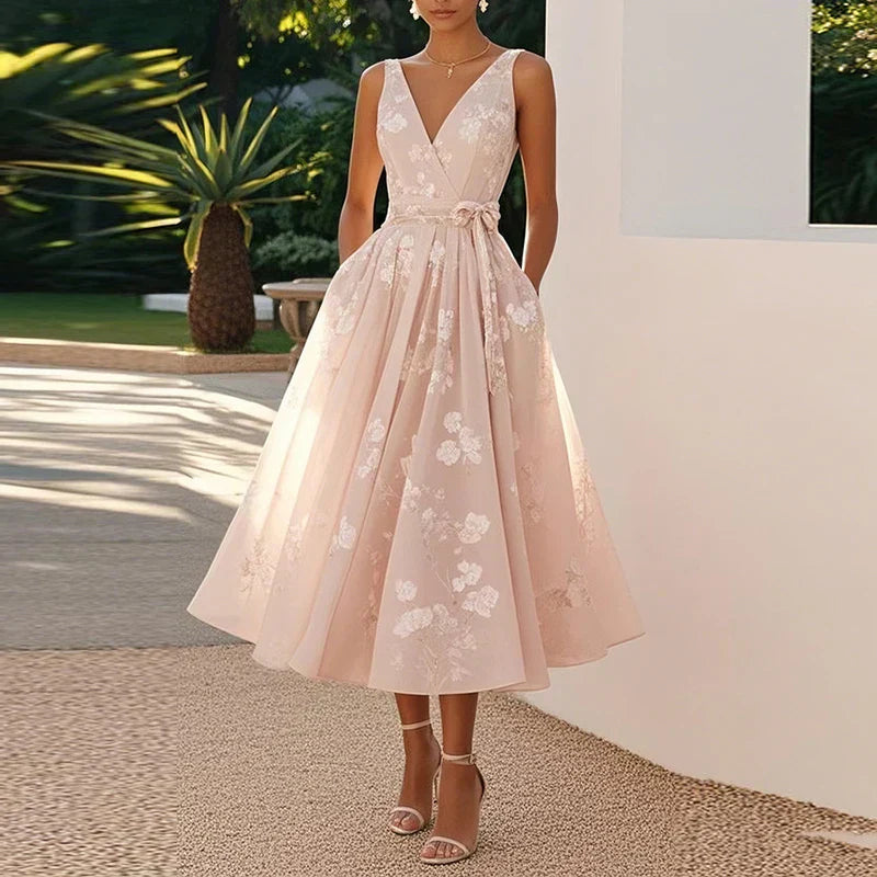 Catarina - Vestido Midi Chic y Elegante
