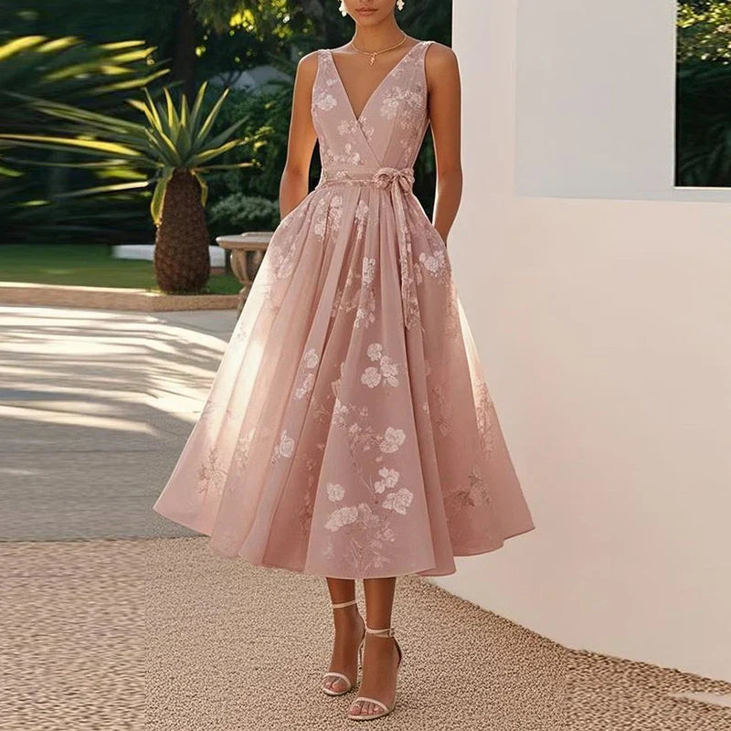 Catarina - Vestido Midi Chic y Elegante