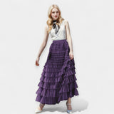 Falda Elegante con Detalle de Tulia
