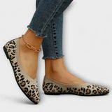 Paola - Sabrinas de encaje con estampado de leopardo