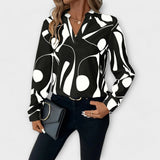 Catarina - Blusa chic de manga larga