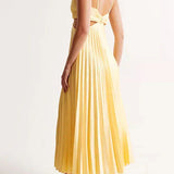 Camila - Vestido Midi Sem Mangas Elegante