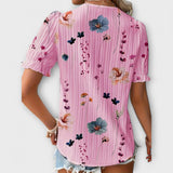 Emilia - Blusa con escote en V