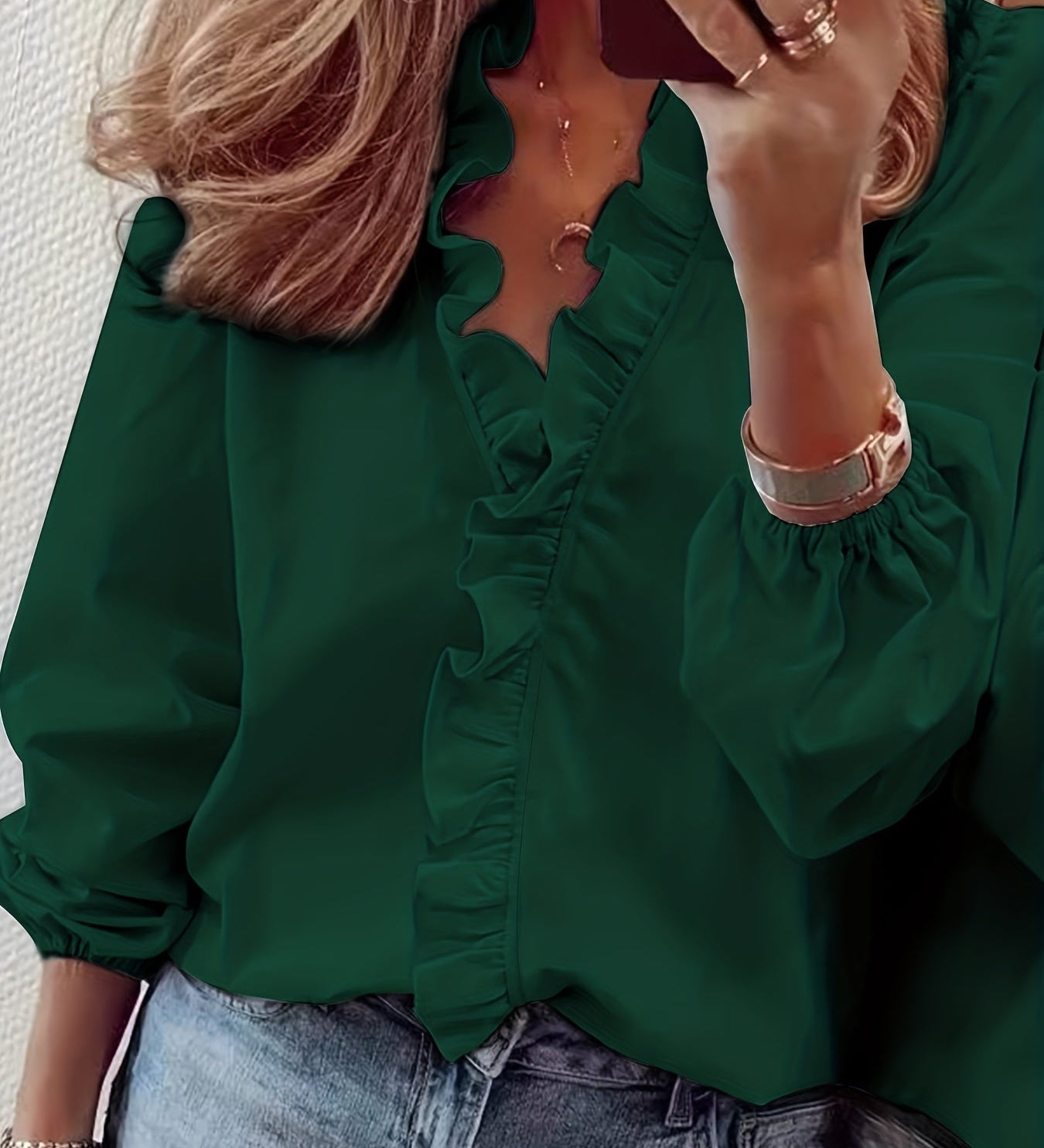 Amaya - Blusas - Verde Oscuro