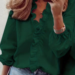 Amaya - Blusas - Verde Oscuro