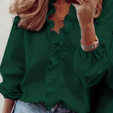 Amaya - Blusas - Verde Oscuro