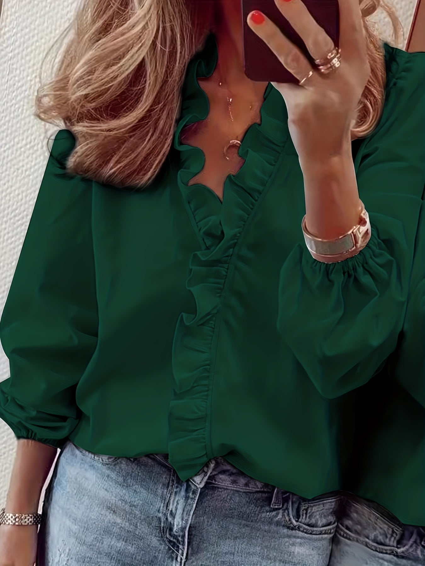 Amaya - Blusas - Verde Oscuro