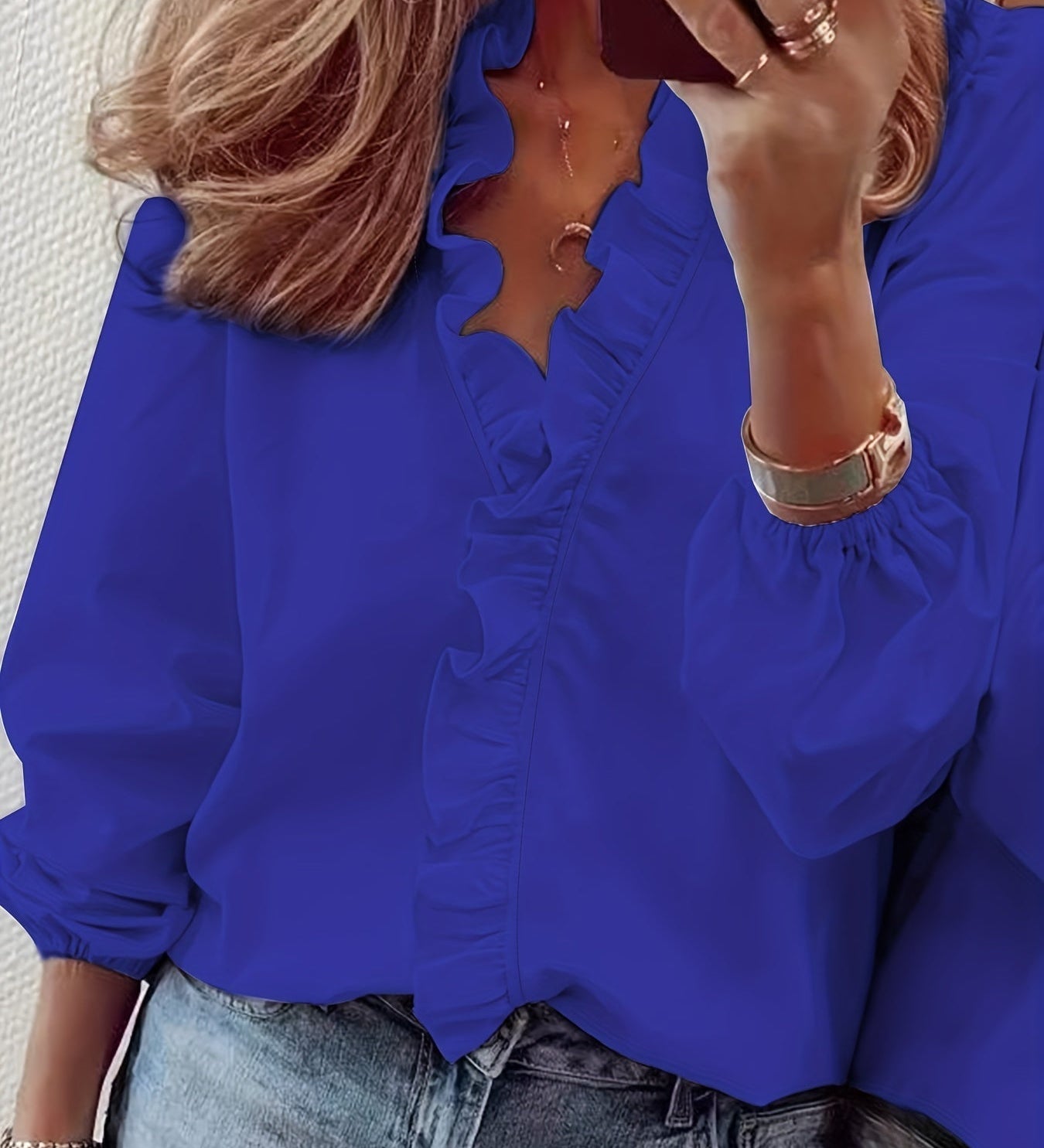 Amaya - Blusas - Azul Rey