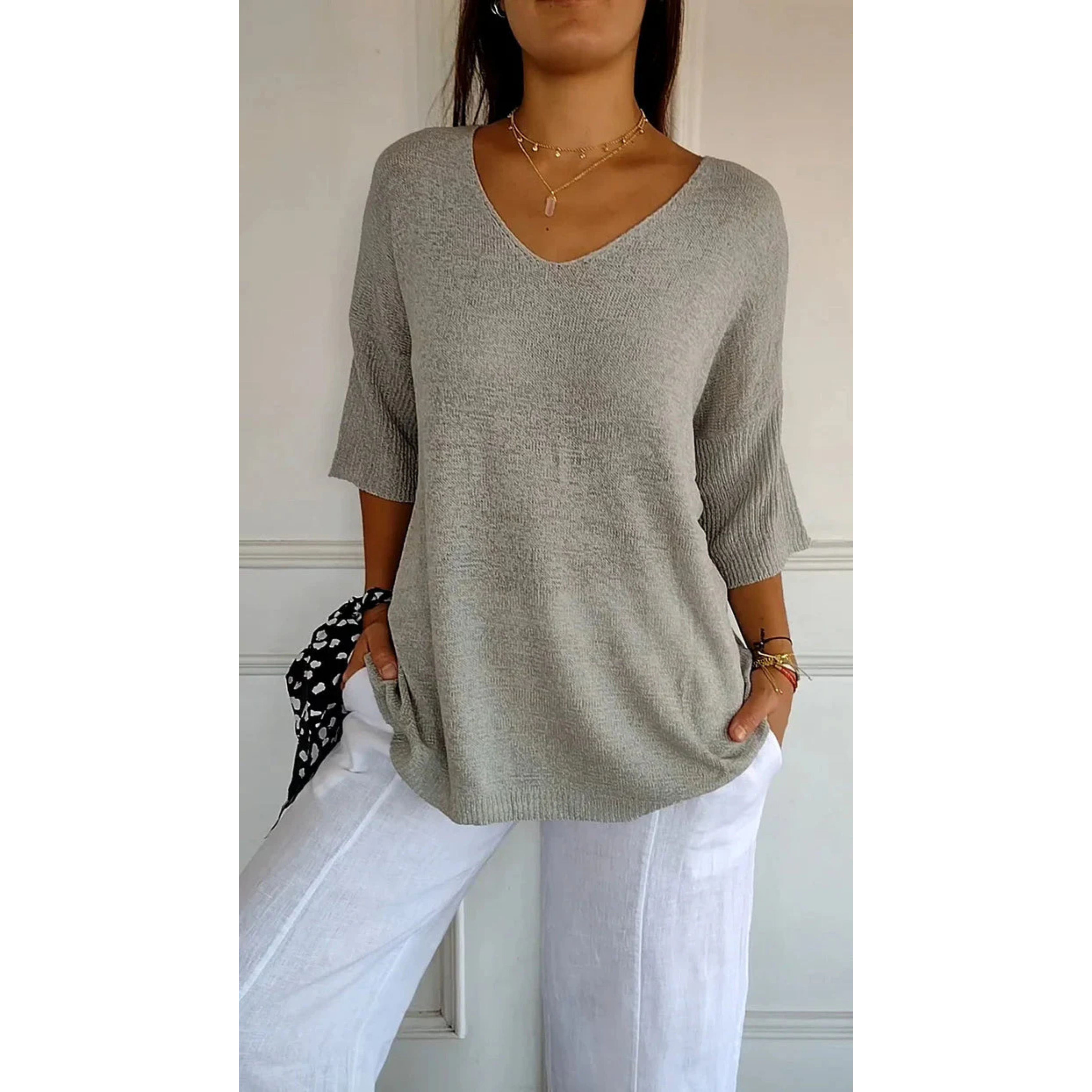 Annabelle - Blusas - Gris