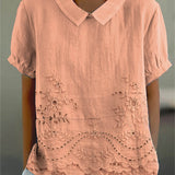 Liliana - Blusa Elegante con Bordado Floral