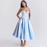 Ariela - Vestido Midi de Lujo