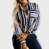 Emma - Blusa casual a rayas