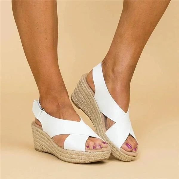 Belén - Sandalias de verano ortopédicas - Blanco