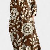 Ana - Vestido Fluido con Estampado Elegante