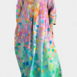 Ana - Vestido Fluido con Estampado Elegante