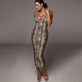 Leoparda - Vestido Ceñido Seductor