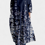 Ana - Vestido Fluido con Estampado Elegante