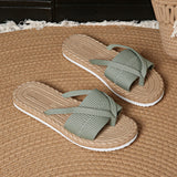 Brisa - Sandalias ligeras de suela artesanal - Verde Claro