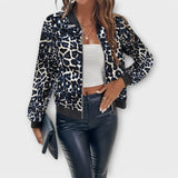 Raquel - Elegante Abrigo de Leopardo