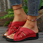 Catalina - Sandalias cómodas casual - Rojo