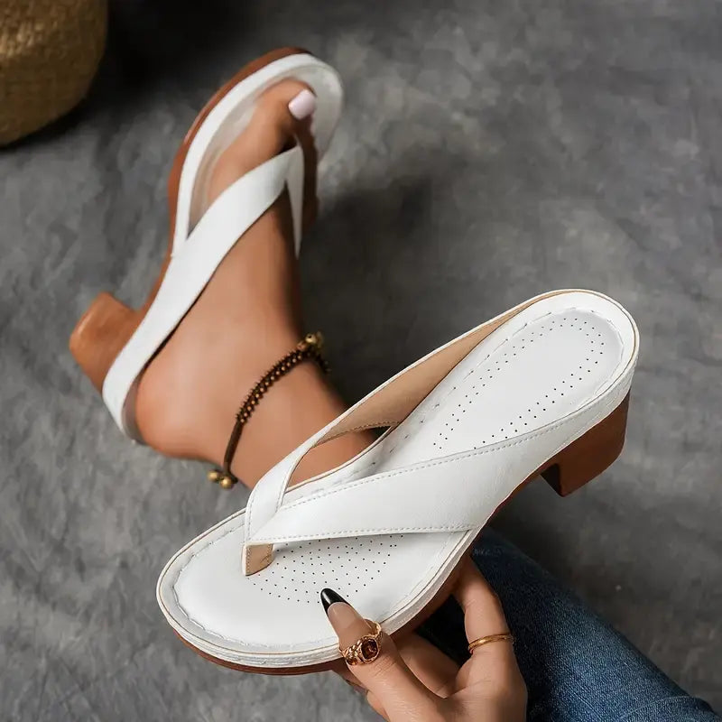 Celeste - Sandalias elegancia y confort - Blanco