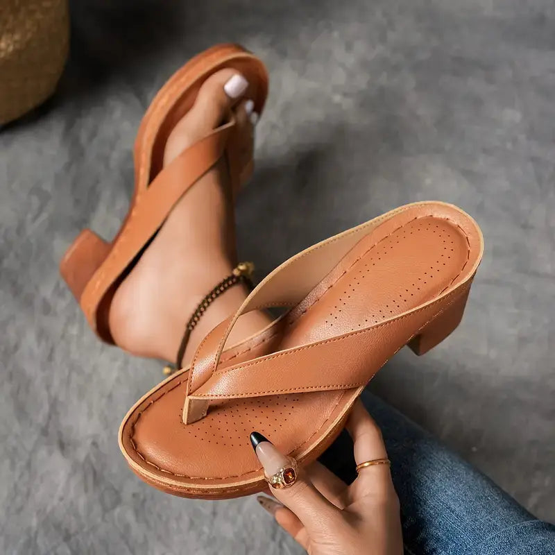 Celeste - Sandalias elegancia y confort - Marrón