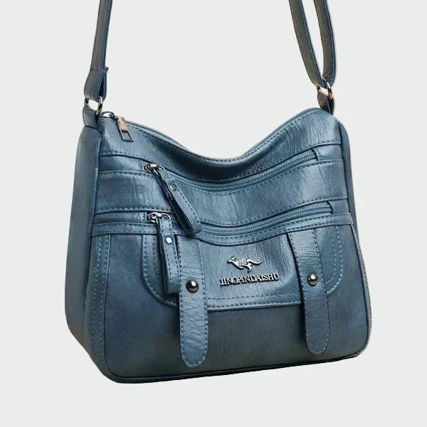 Elegante bolso de cuero