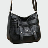 Elegante bolso de cuero