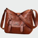 Elegante bolso de cuero