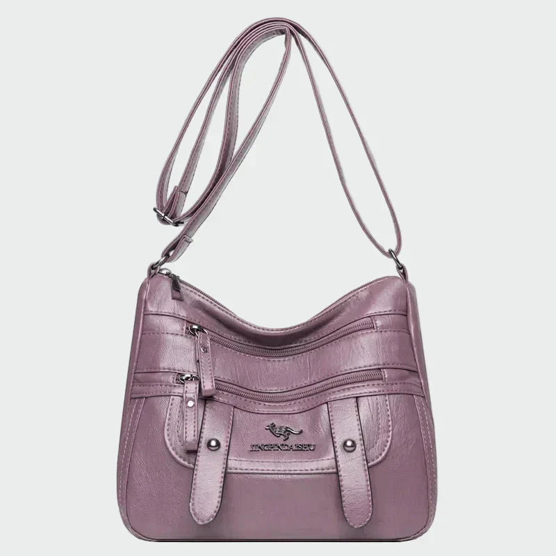 Elegante bolso de cuero