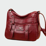 Elegante bolso de cuero