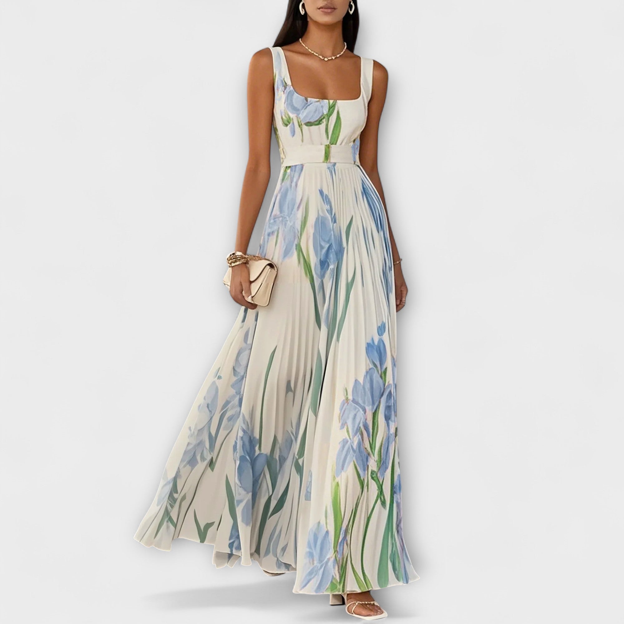 Penélope - Vestido Maxi de Chiffón